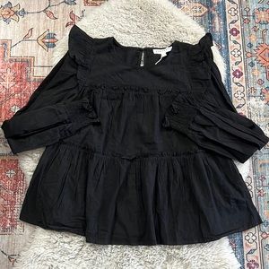 DownEast Ruffle Tiered Top